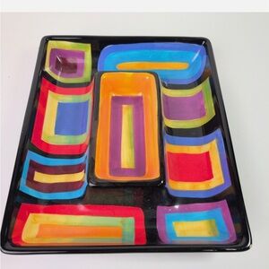 Colorful Geometric modern Serving Tray